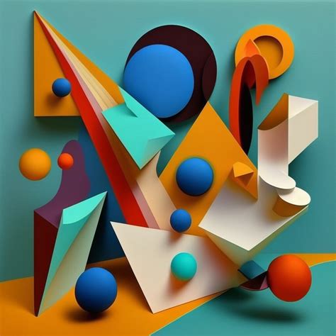 The Offering: A Study in Abstract Geometry and Vibrant Naturalism!